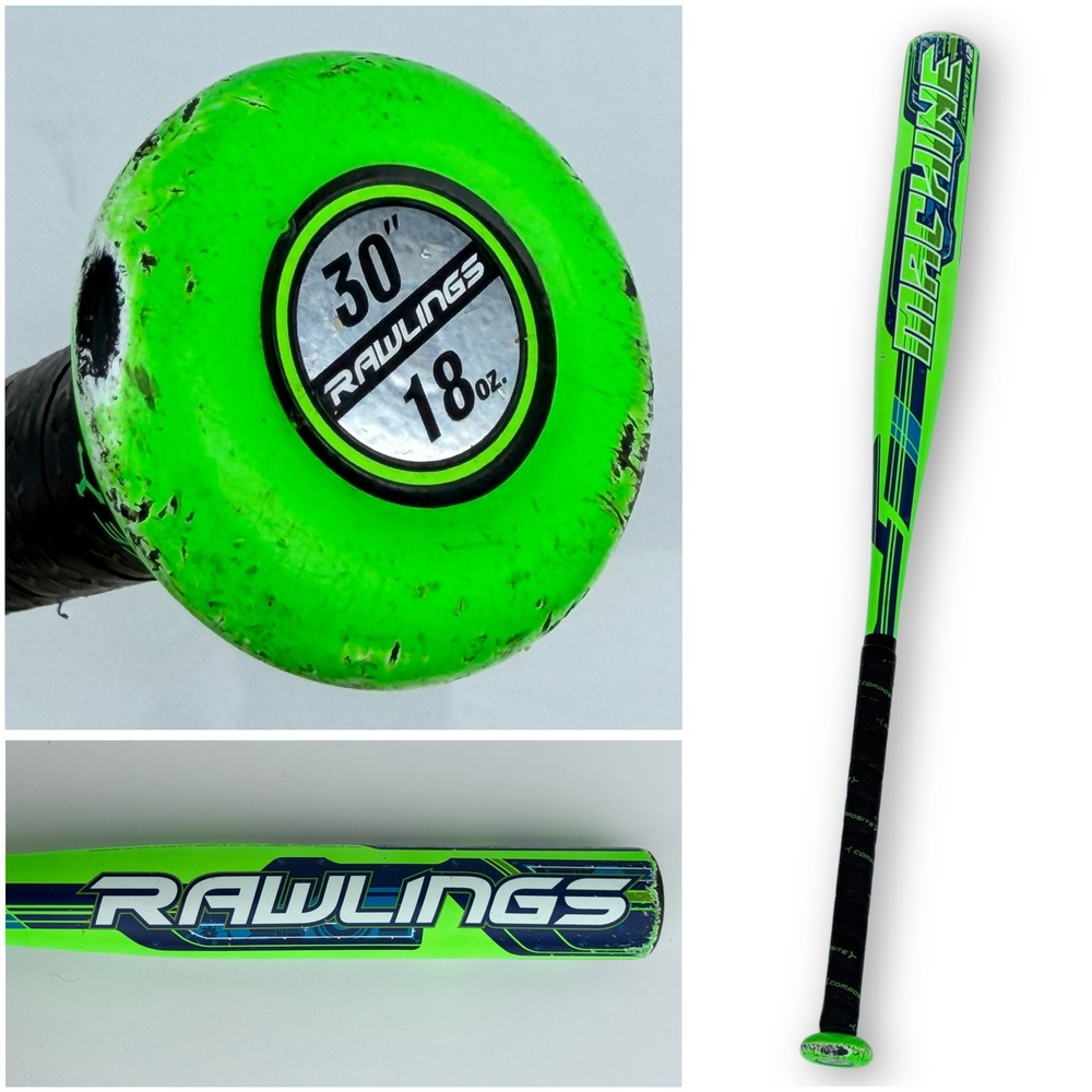 Rawlings Machine Baseball Bat Youth Oversized 2-1/4 Barrel 30" 18oz -12 Drop